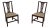Pair Dennis Bork Williamsburg Style Mahogany Chairs For Sale