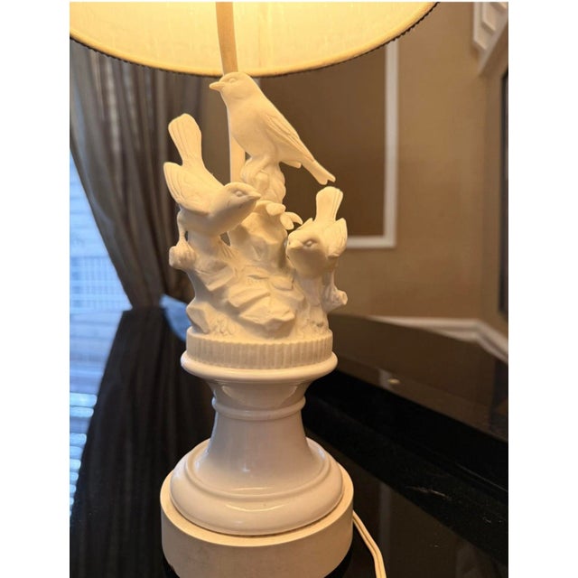 Bring a striking touch of mid-century luxury into your home with this stunning Vintage Paul Hanson Co. Blanc de Chine...