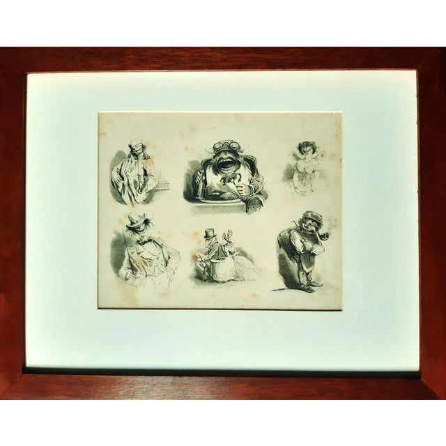 ''Monorganorama'' are five original lithograph plates, realized by Alfred Grevin in 1858. Included a frame for each of the...