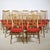 Mid-Century Modern Dining Chairs in Walnut, 1960s, Set of 14 For Sale - Image 4 of 16