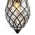 Indian Bevel Glass Pine Cone Pendant Light For Sale - Image 3 of 8