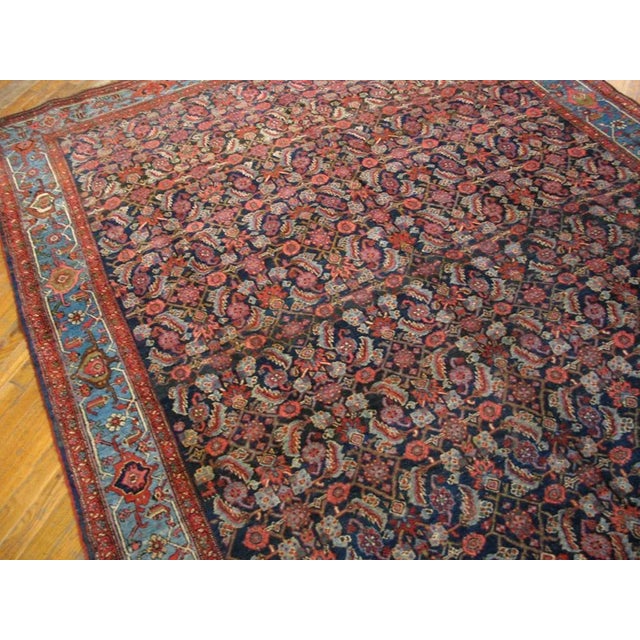 Antique Persian Bijar Rug For Sale - Image 4 of 6