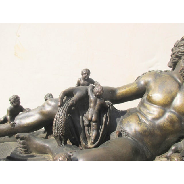 Grand Tour Bronze of the Nile River God For Sale - Image 4 of 17