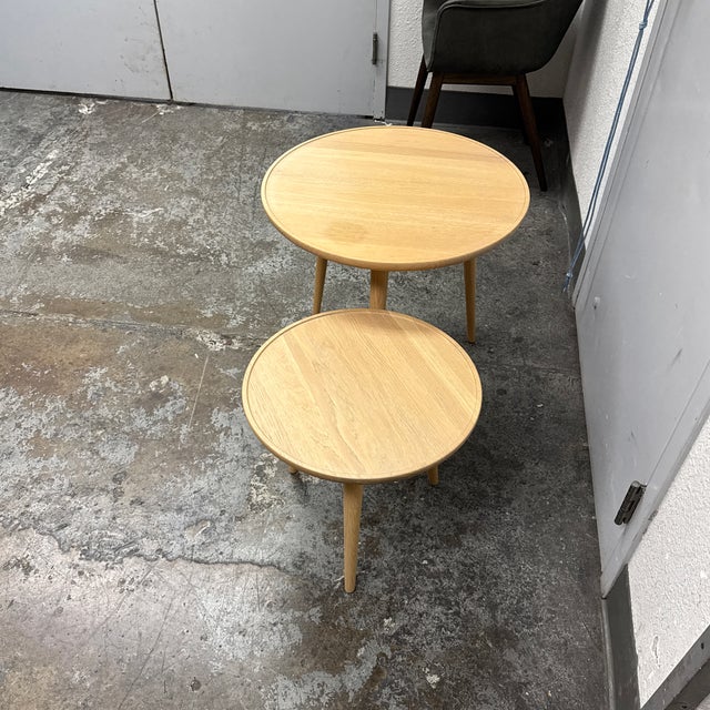 Space Copenhagen for Mater Two Piece Side Tables, Set of Two For Sale - Image 11 of 12