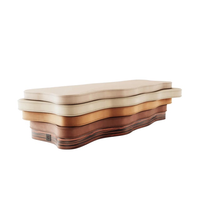 Contemporary Cadiz Bench by HOMMÉS Studio For Sale - Image 3 of 11