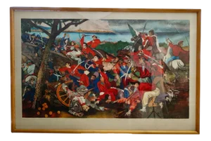 Renato Guttuso The Battle of Ponte Dellammiraglio, 1960s-1970s, Etching