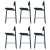 Not Yet Made - Made To Order Black Residence 65 Counter Chairs by Jean Couvreur for Kann Design, Set of 6 For Sale - Image 5 of 5