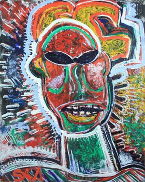 Sax Berlin "SAMO In Shades" Contemporary Homage to Basquiat by Sax Berlin 2018