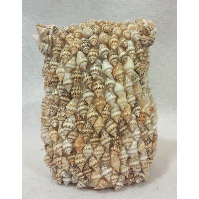 Vintage Mid-Century Shell Owl Figure For Sale - Image 4 of 7