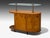 Erik Mattsson, Mjölby Intarsia, Marquetry, Glass, Rare "Festtåget" Bar Cart or Rolling Trolley, Sweden, 1930s A rare...