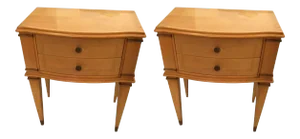 Andre Arbus Style End Tables, circa 1940 - a Pair
