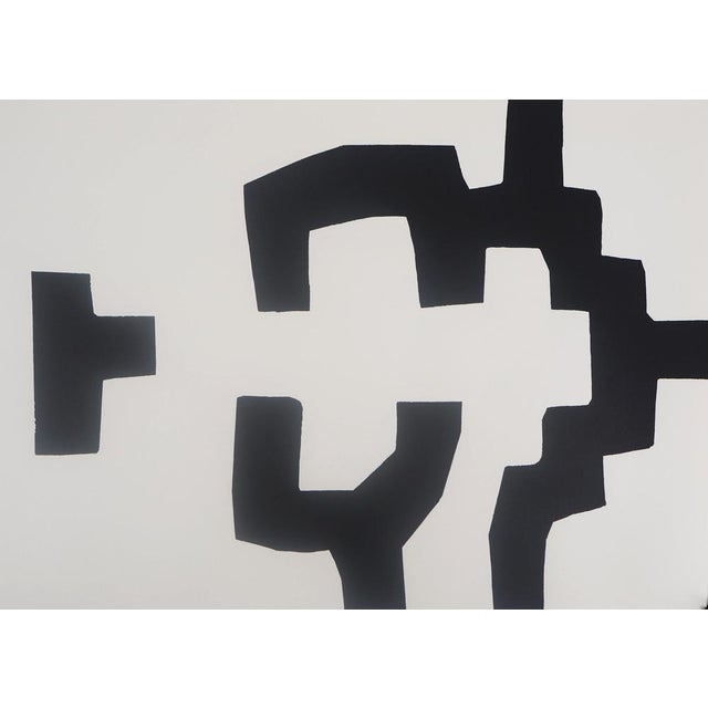 Modern Abstraction Poster after Eduardo Chillida For Sale - Image 3 of 6