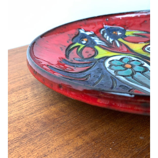 Large Mid-Century Germany Wall Plate from Gebr. H.U.G. Claussen, 1960s For Sale - Image 11 of 18
