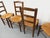 Vintage Brutalist Chairs in Wood and Straw, 1960s, Set of 4 For Sale - Image 12 of 18