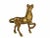 Mid-Century Modern Mid 20th Century Solid Gold Brass Horse Figurine For Sale - Image 3 of 5