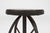 Industrial Black Metal Stool with Frame, France, 1920s For Sale - Image 4 of 15