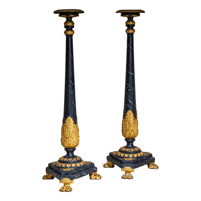 Empire Torchères, Early 19th Century, Set of 2 For Sale