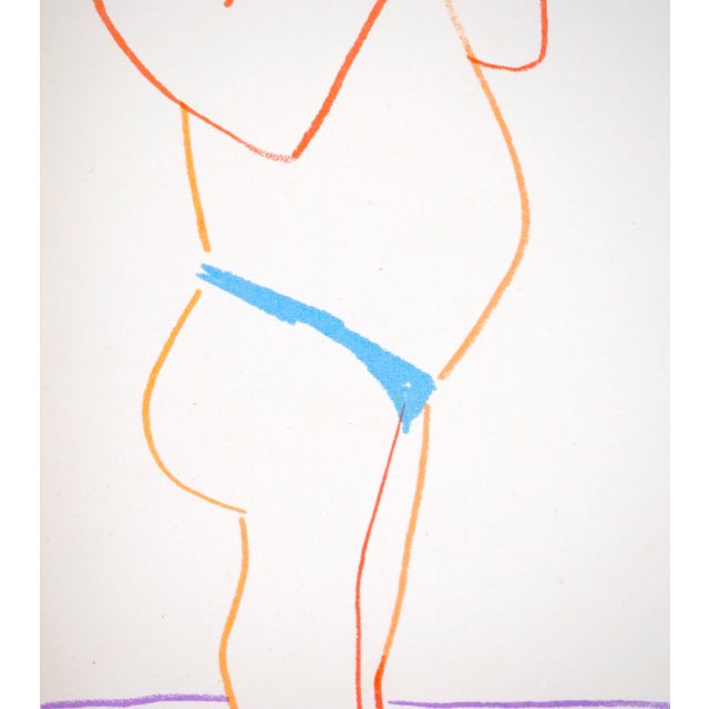 Gilt Wood Frame Pablo Picasso Lithograph "La Comedie Humaine" For Sale - Image 11 of 12