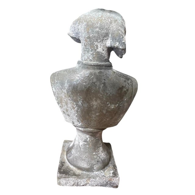 Vintage Anthropomorphic Cast Iron Pointer Dog Bust For Sale In West Palm - Image 6 of 12