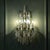 French Seven Branch Cut-Crystal Wall Lights, 1860, Set of 2 For Sale - Image 10 of 13