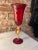 1970 Italian Handcrafted Red Blown Murano Glass Chalice For Sale In Los Angeles - Image 6 of 6