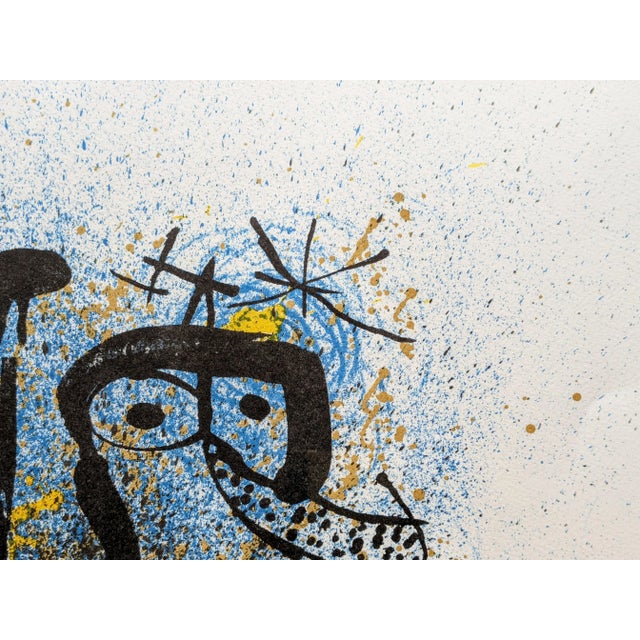 Joan Miro, Ma de Proverbis / My Proverb, Original Hand-Signed Color Lithograph, 1970 For Sale - Image 8 of 10