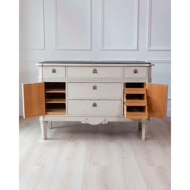 Swedish 20th Century Baroque Style-Inspired Sideboard For Sale - Image 4 of 13