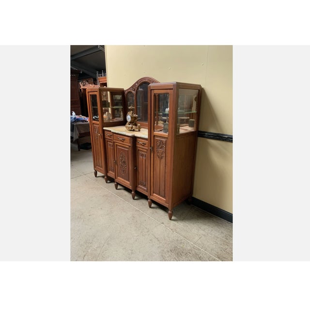 Vintage Art Deco Sideboard in Oak, 1930 For Sale - Image 3 of 14