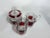 Early American Ruby Glassware Set - 6 Pieces (Thompson Glass Co.) (Duncan & Miller Glass Co.) For Sale - Image 4 of 8