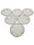 Vintage Art Deco Teller Pads for Desserts, 1930s, Set of 6 For Sale - Image 6 of 11