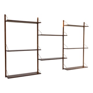 Danish Walnut Shelving System Royal by Poul Cadovius for Cado, 1950s For Sale