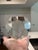 Contemporary Large Vintage Faceted Crystal Glass Gemstone Paperweight Sculpture For Sale - Image 3 of 9
