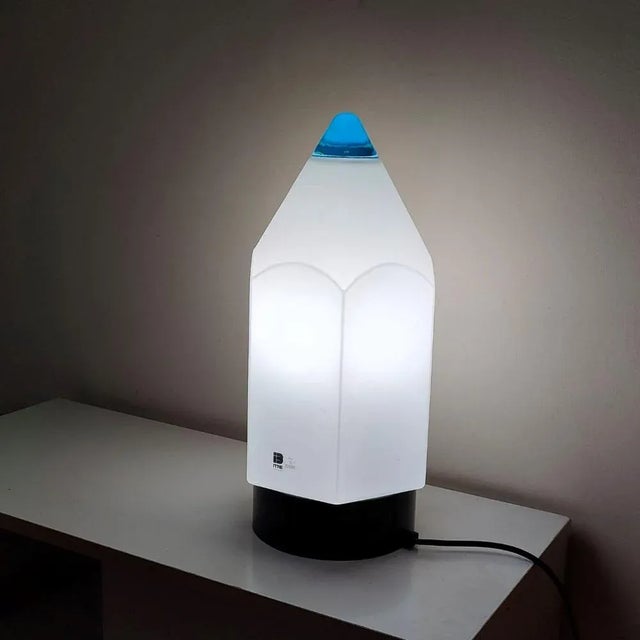 Vintage Matita Table Lamp by Federica Marangoni for Murano Due, 1980 For Sale - Image 3 of 6