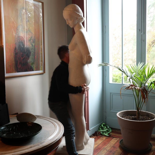 Jos De Decker, Eva, 1941, Plaster Studio Proof For Sale - Image 6 of 8