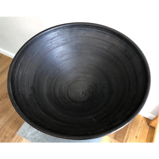 Ceramic Resist Decorated Stoneware Bowl by Jason Wason For Sale - Image 7 of 8