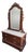 Antique Victorian Rosewood Marble Top Ladies Dresser With Mirror For Sale