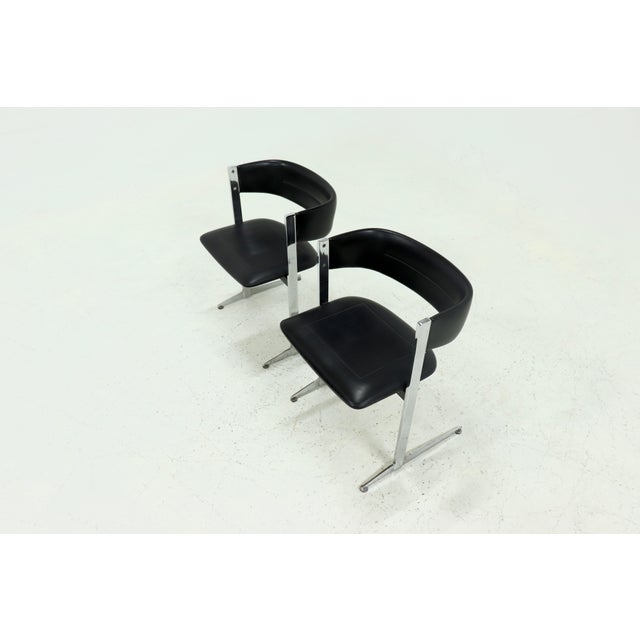 Sculptural Dining Chairs from Sigmachair, Italy, 1970s, Set of 2 For Sale - Image 9 of 12