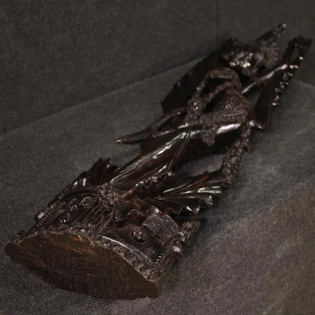 Indonesian Artist, Dancer Figure, 1960, Wood For Sale - Image 4 of 13