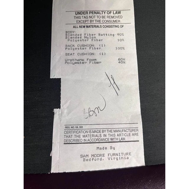 Sam Moore Vintage Deep Grape Color Chair With Nailhead Trim For Sale In Saint Louis - Image 6 of 8