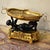 Exquisite French Rococo-style centerpiece bowl featuring elegant cherub figures in a rich bronze finish supporting an...