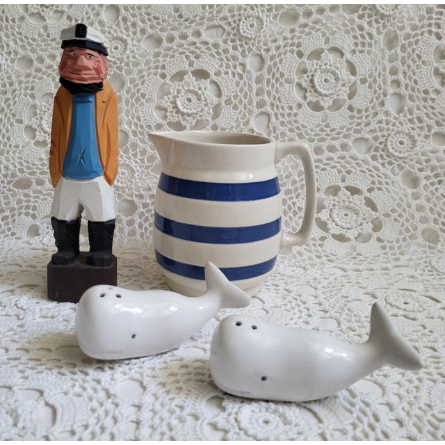 Wood 1960s Carved Wooden Sailor Figurine For Sale - Image 7 of 7