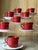 Mid-Century Dutch Ceramic Espresso Cups and Saucers from Huizen Holland, 1970s, Set of 16 For Sale - Image 4 of 13