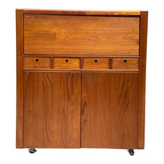D Scan Style Captains Dry Bar For Sale