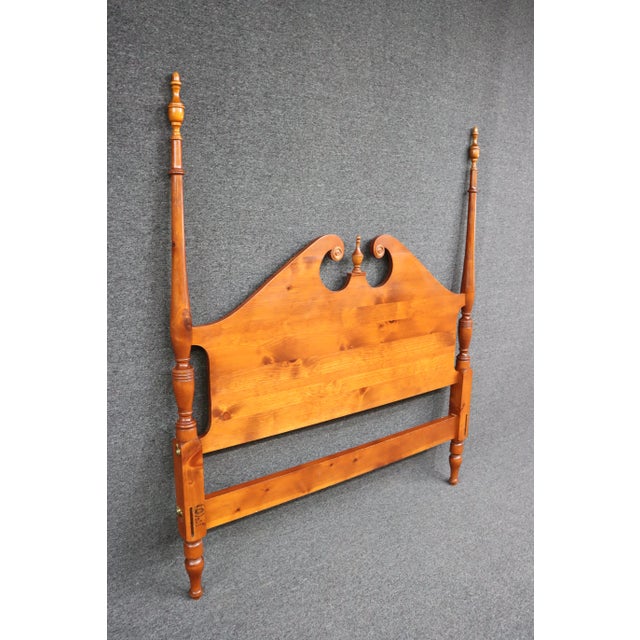 Traditional Chippendale style pine headboard by Tom Seely.