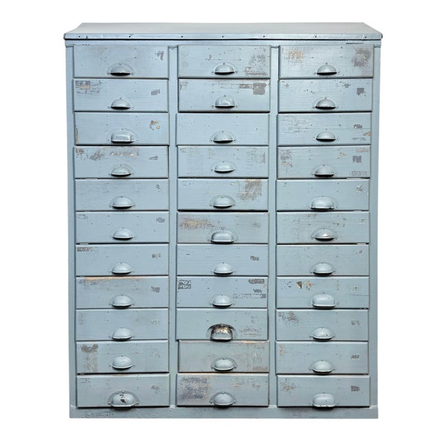 Industrial Grey Chest of Drawers, 1960s For Sale - Image 17 of 17