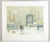 Folmer Bendtsen (1907–1993) Color lithograph. An atmospheric depiction of a working-class neighborhood in wintertime,...