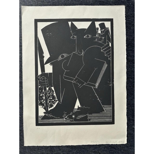 Albert Schindehütte, Artist's Edition (e.a.), 1989, Woodcut For Sale - Image 11 of 11