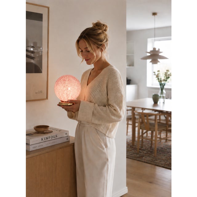 Pink Tulipano 20 Table Lamp in Murano Glass from La Murrina, 1990s For Sale - Image 9 of 18
