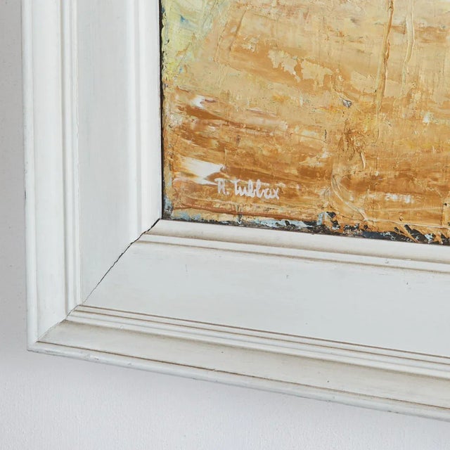 Rick Tubbax, Flemish Landscape, Oil on Linen, 1950s, Framed For Sale - Image 10 of 12