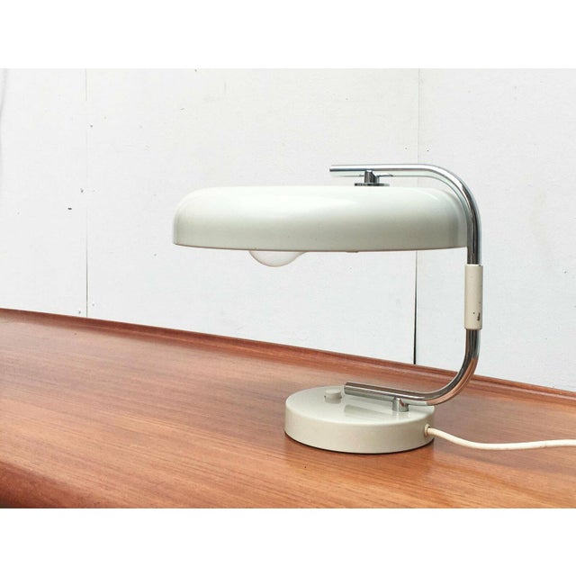 Mid-Century Space Age Minimalist German Table Lamp from Hustadt Leuchten, 1960s For Sale - Image 10 of 18